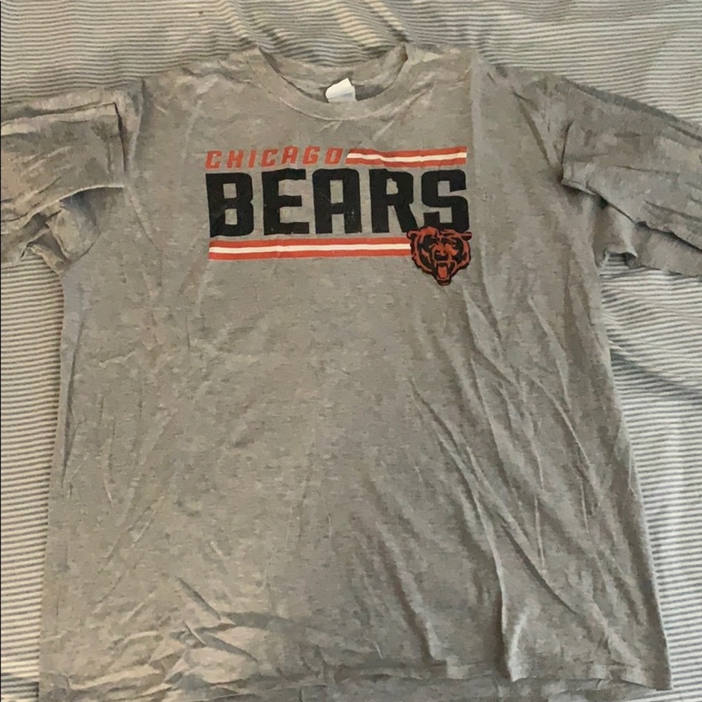 Chicago Bears Port & Company long sleeve gray